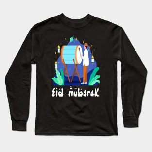 eid mubarak Long Sleeve T-Shirt